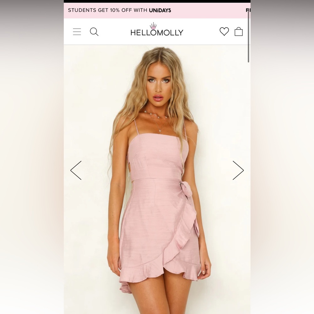 Hello Molly Top it Off Dress Blush